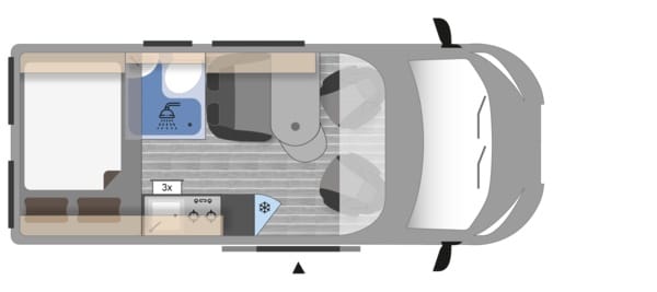 Layout CleverVans Wohnmobile Tour 540